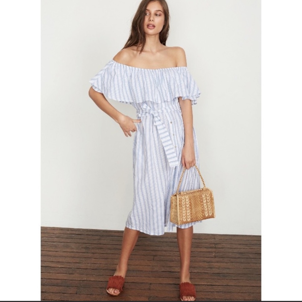 FAITHFULL THE BRAND Cecil Midi Dress